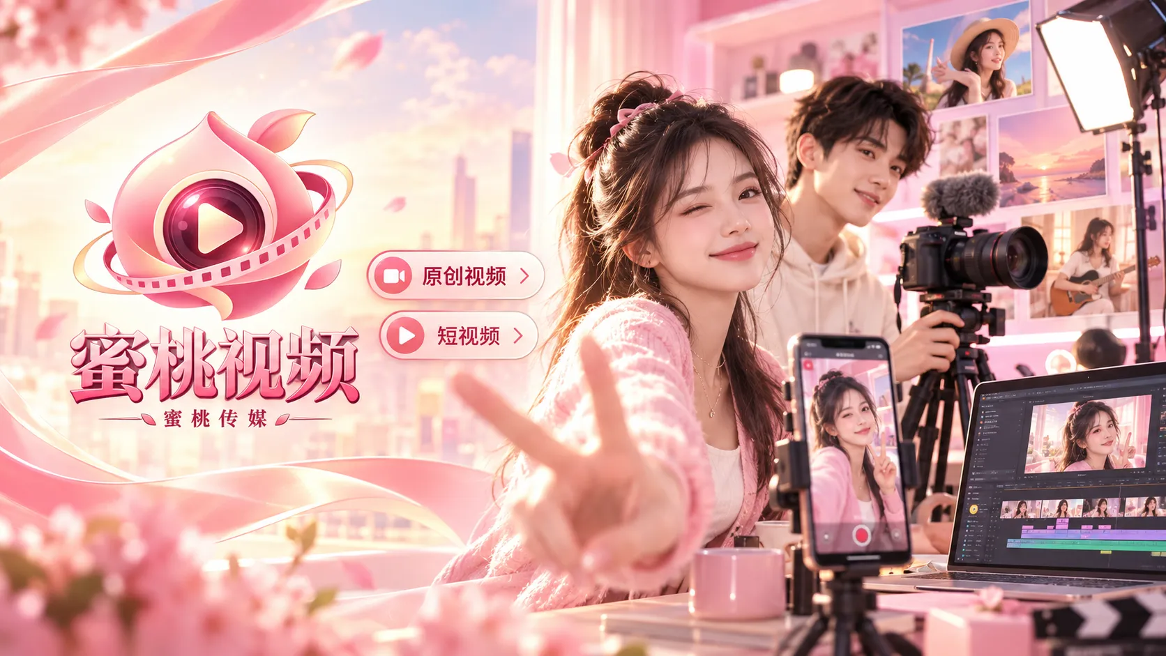 原创视频创作现场